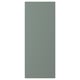 Une armoire NICKEBO en gris-vert, au design lisse et moderne, aux lignes droites et à la finition mate.