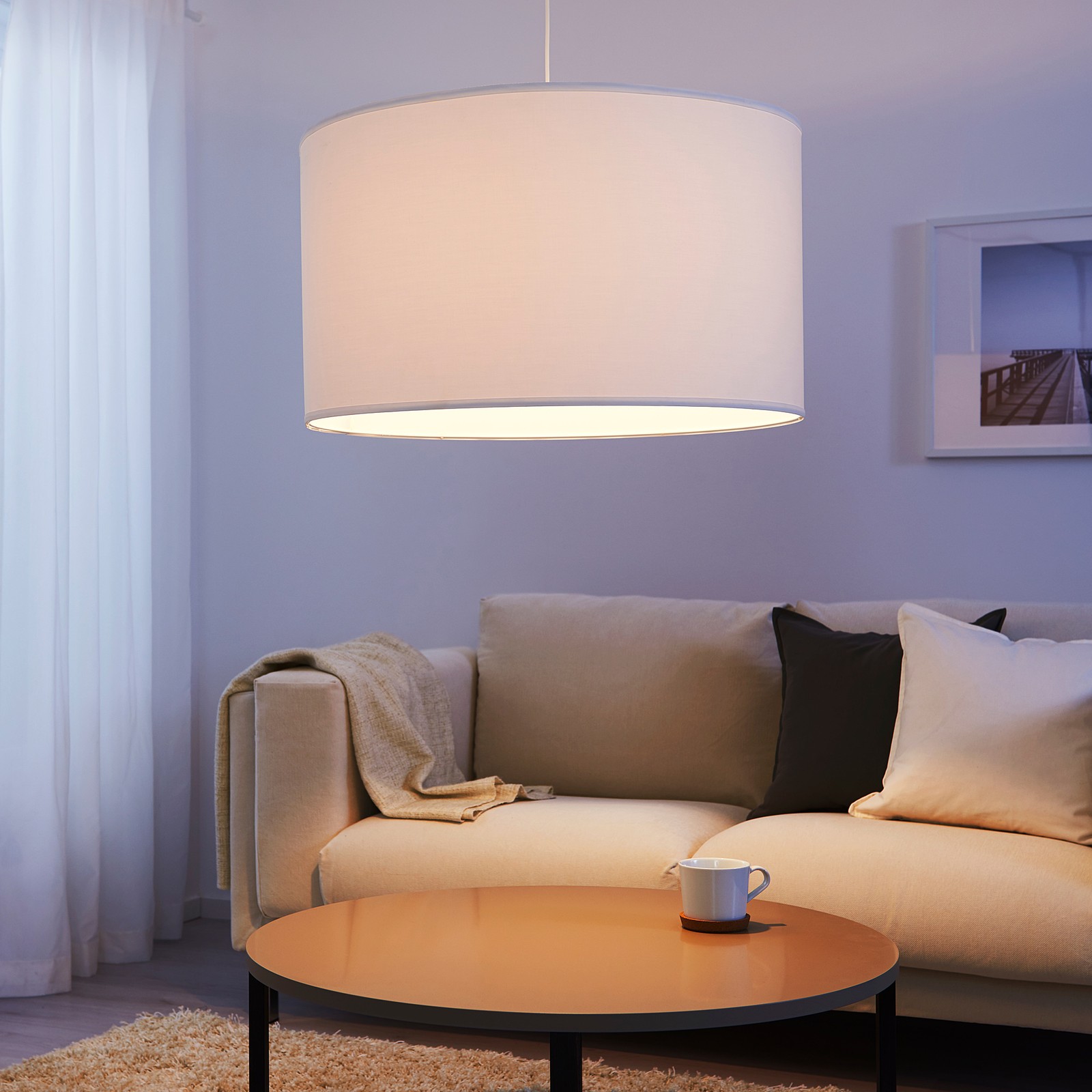NYMÖ Abatjour suspension, blanc, 70 cm IKEA