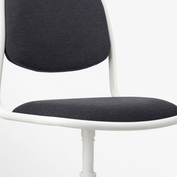 Orfjall Chaise De Bureau Enfant Blanc Vissle Gris Fonce Ikea