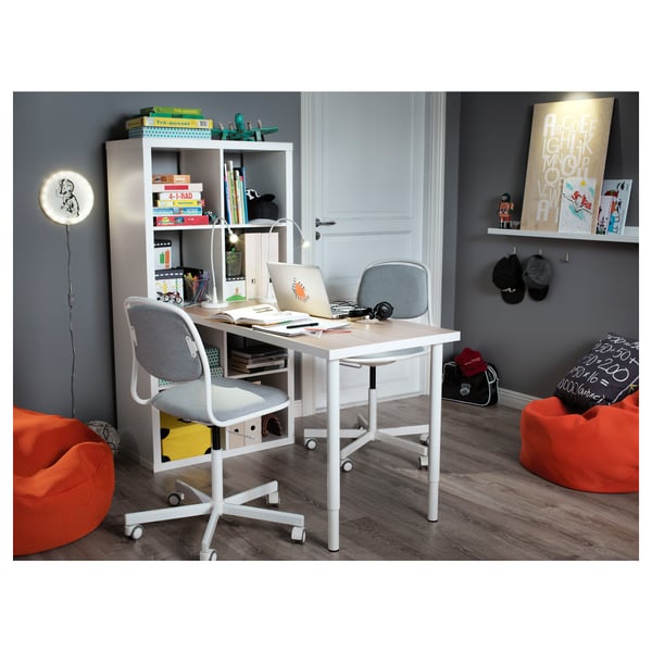 Olov Pied Reglable Blanc Ikea