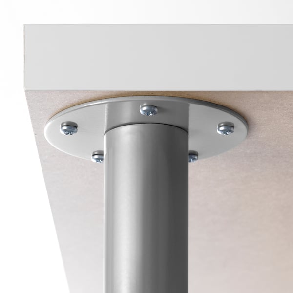 Olov Pied Reglable Couleur Argent Ikea