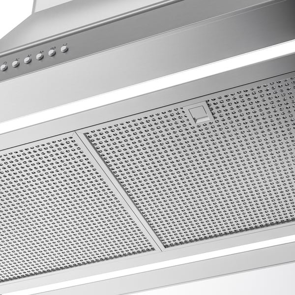 Omnejd Hotte Aspirante Plafond Acier Inoxydable Ikea