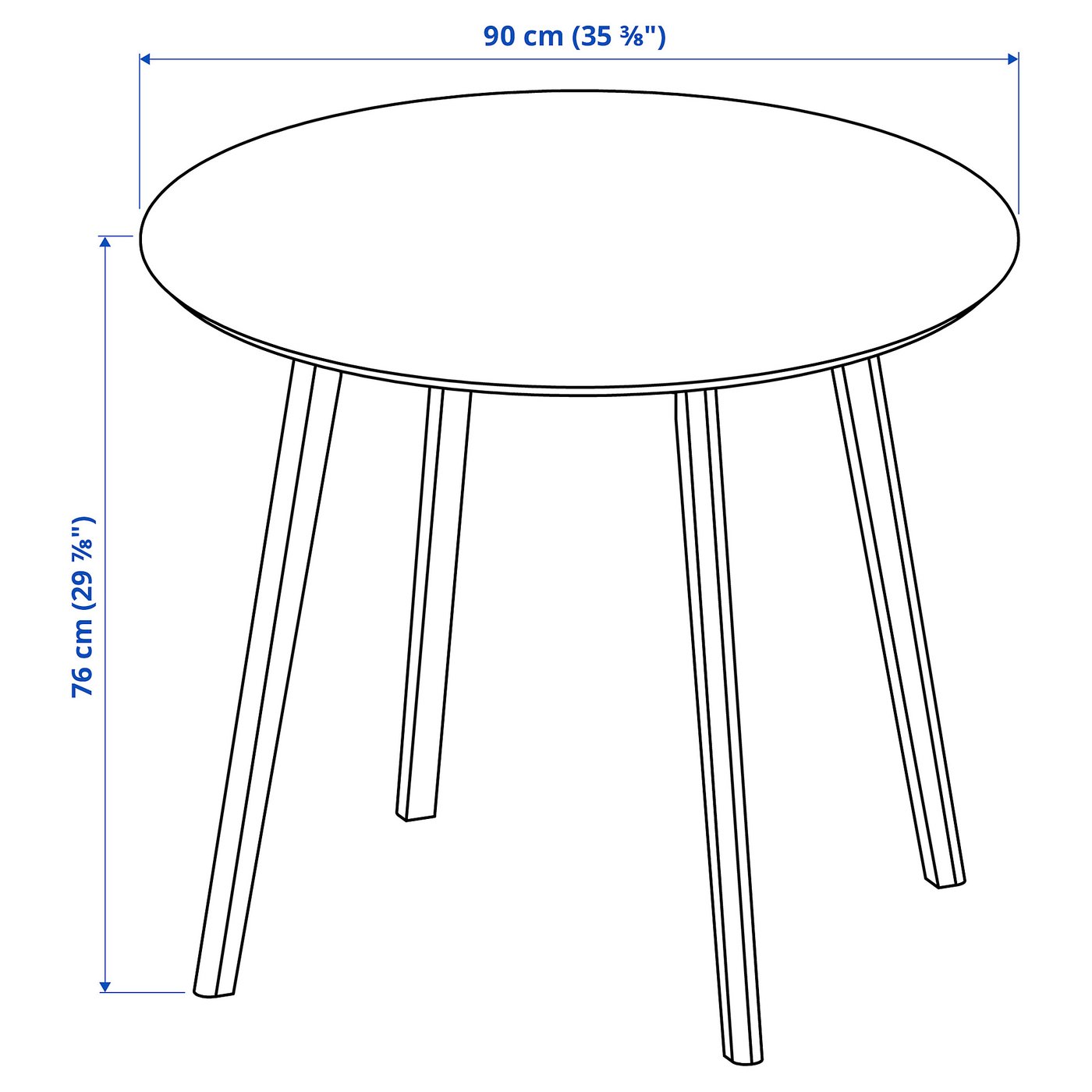 OPPLI Table, bambou - IKEA