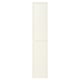 Une armoire OXBERG blanche avec une porte à un seul panneau, en carton et feuille de papier, de forme rectangulaire.