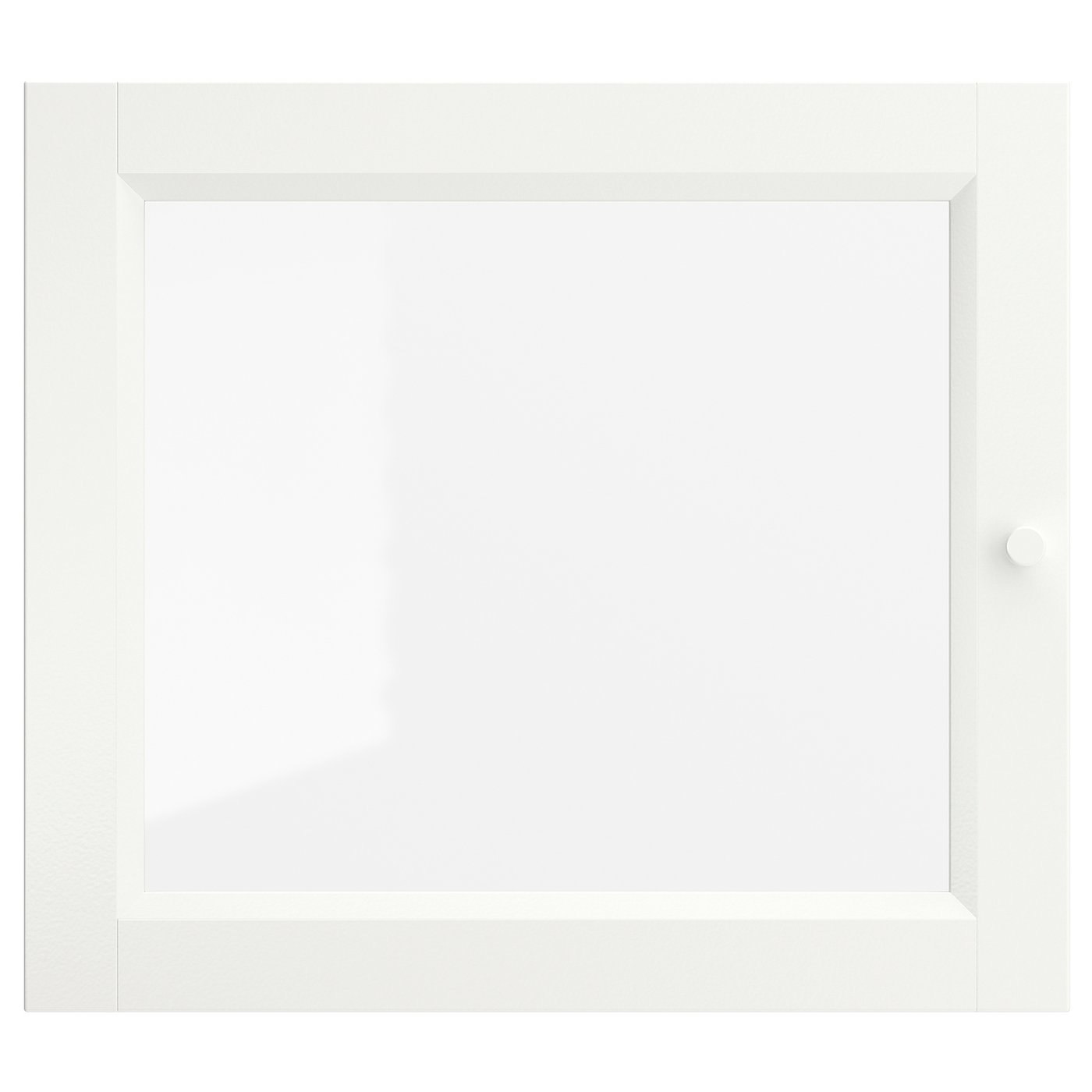 OXBERG Porte vitrée - blanc 40x35 cm