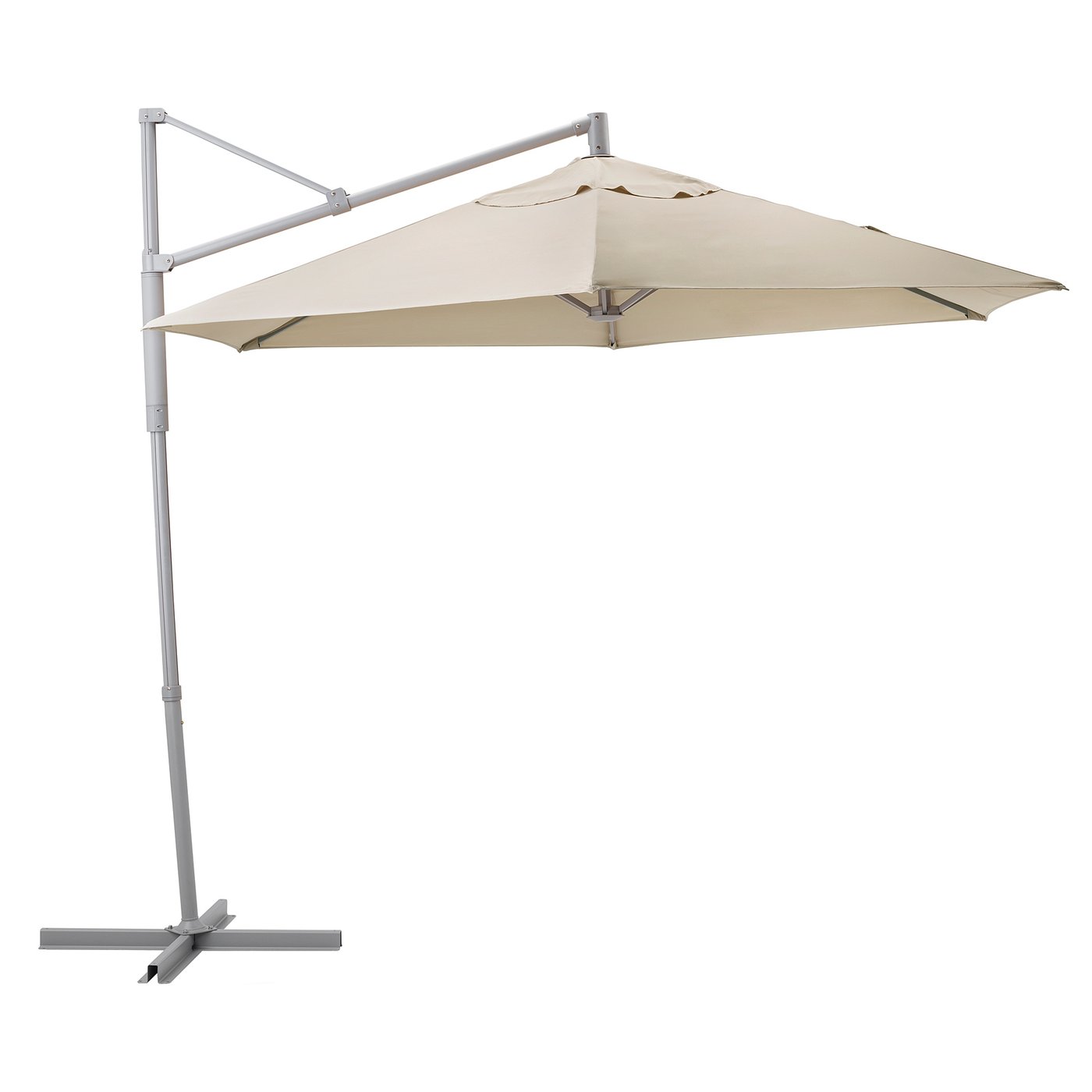 Peut On Changer La Toile D Un Parasol Oxno Lindoja Parasol Deporte Beige Ikea