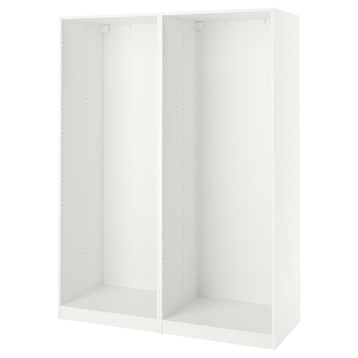 PAX 2 caissons armoire, blanc, 150x58x201 cm IKEA