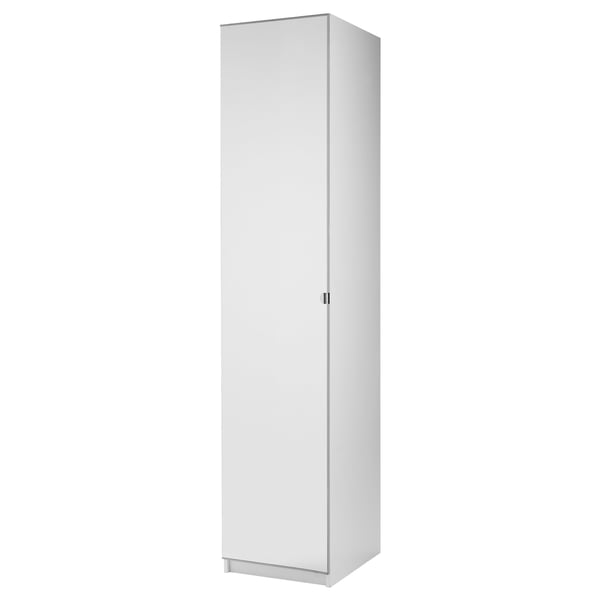 PAX Armoire av 1 porte blanc/Vikedal miroir IKEA
