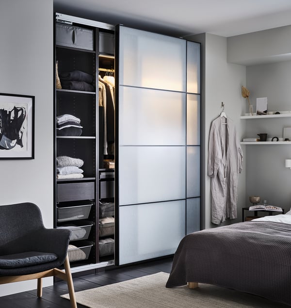 Pax Caisson D Armoire Brun Noir 50x58x236 Cm Ikea