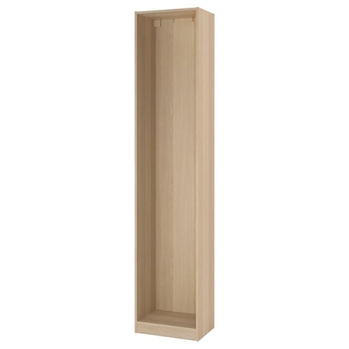 PAX Caisson d'armoire - effet chêne blanchi 50x35x236 cm