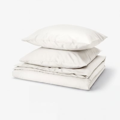 PILTANDVINGE Housse de couette et 2 taies, blanc, 240x220/65x65 cm