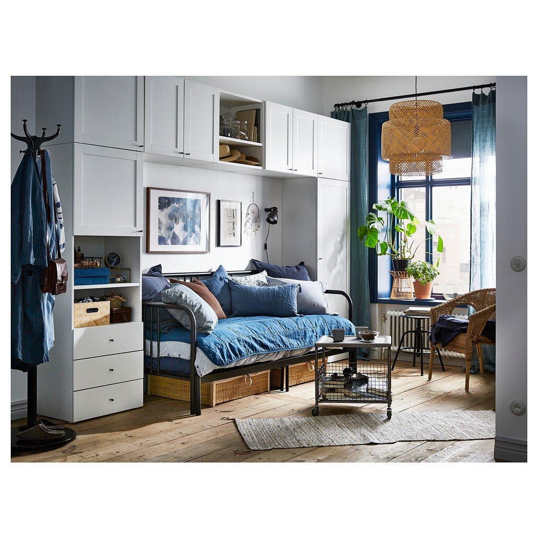 PLATSA Armoirependerie blanc, Fonnes Sannidal IKEA