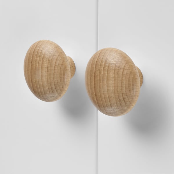 PLOCKAR Bouton, bois, 49 mm IKEA