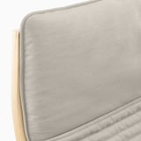 POÄNG Fauteuil enfant, plaqué bouleau/Knisa beige clair