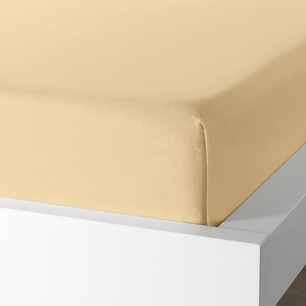 Puderviva Drap Jaune Clair 240x260 Cm Ikea