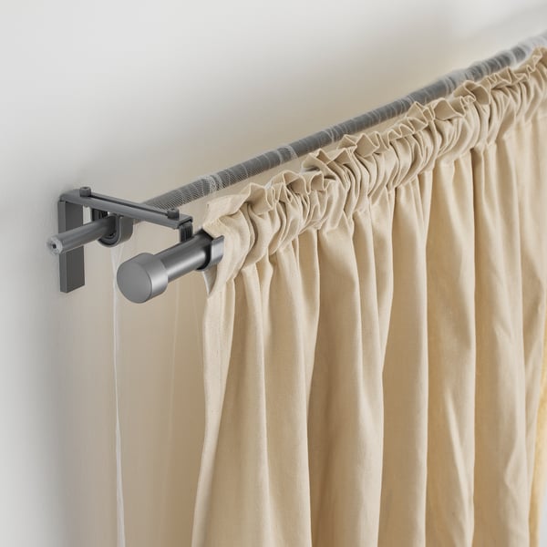 Racka Tringle A Rideau Couleur Argent 210 385 Cm Ikea