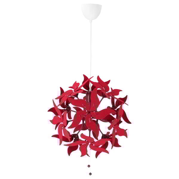 Ramsele Suspension Fleur Rouge Fonce 43 Cm Ikea