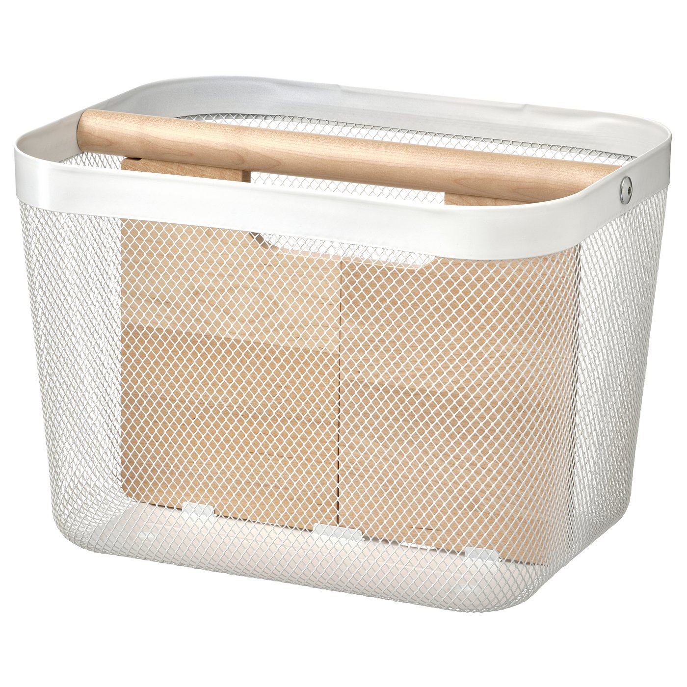 RISATORP Panier avec compartiments - blanc 33x24x23 cm