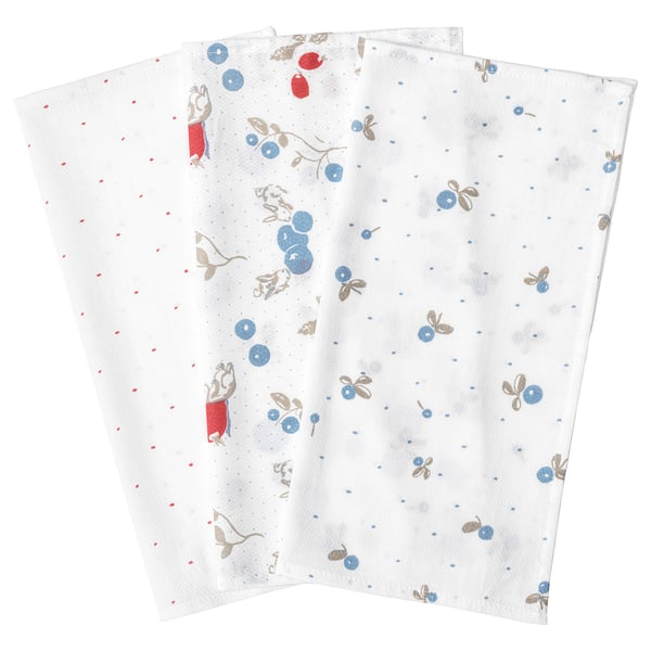 Rodhake Petite Serviette Motif Ronds De Couleur Myrtilles 30x30 Cm Ikea
