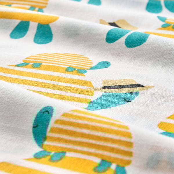 Rorande Housse Couette Taie Bebe Tortue Jaune 110x125 35x55 Cm Ikea