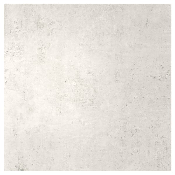 RUNSBÄCK Revêtement mural sur mesure, blanc/gris imitation ciment/porcelaine haute pression, 1 m²x1.2 cm
