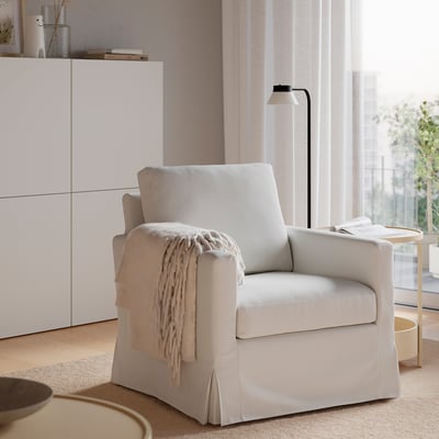 SALTSJÖBADEN Fauteuil à bascule et pivotant, Blekinge blanc