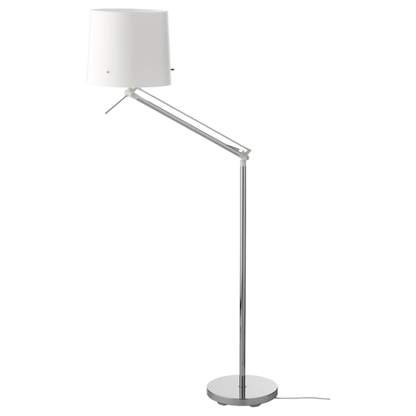 Samtid Lampadaire Liseuse Nickele Blanc Ikea