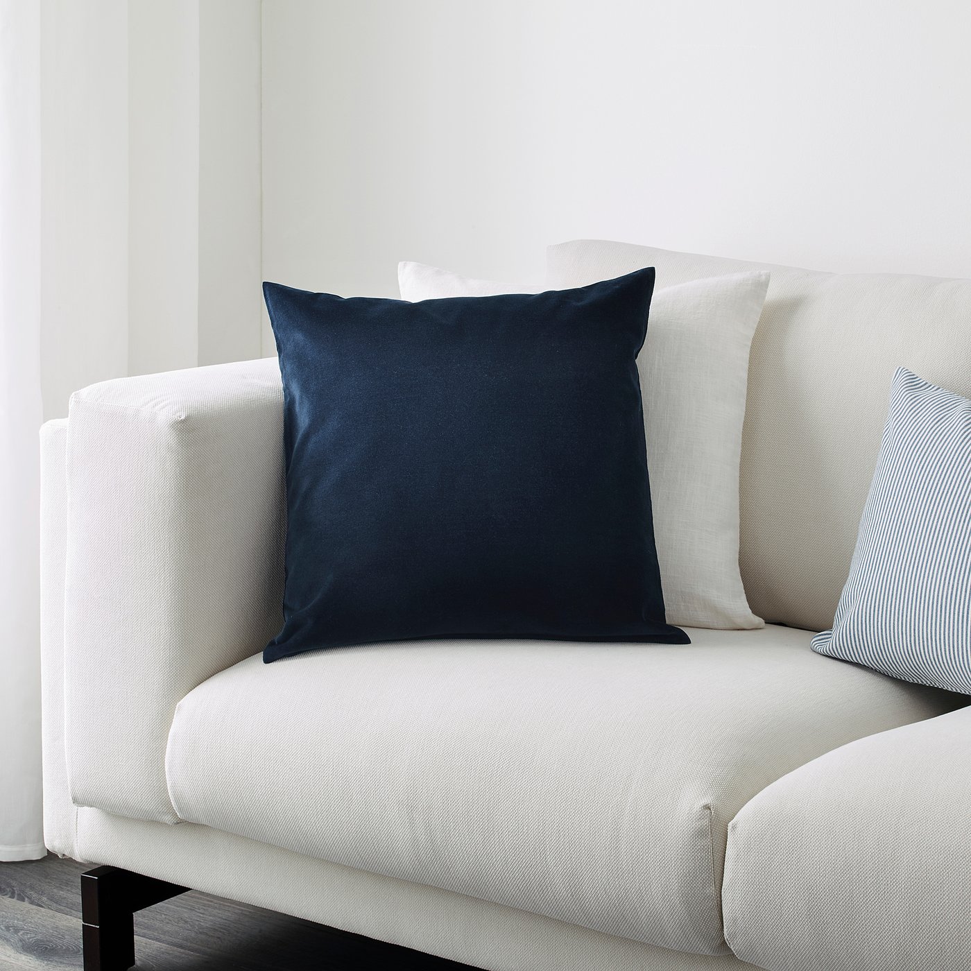 Coussin bleu marine ikea clearance