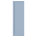 Porte d’armoire bleue SANNIDAL, rectangulaire, design simple, panneau de fibres avec feuille de papier.