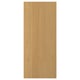 Une porte en bois brun clair SINARP. Il est fait de placage de chêne avec un bord en chêne massif, avec un design rectangulaire élégant.