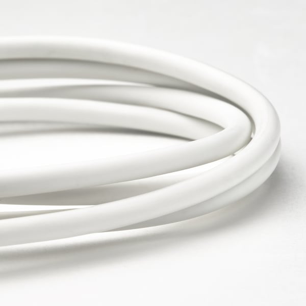 Câble USB blanc, flexible, sans PVC