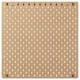 Panneau perforé SKÅDIS beige, carré, perforé pour suspendre des accessoires, en panneau de fibres avec finition laquée acrylique transparente.