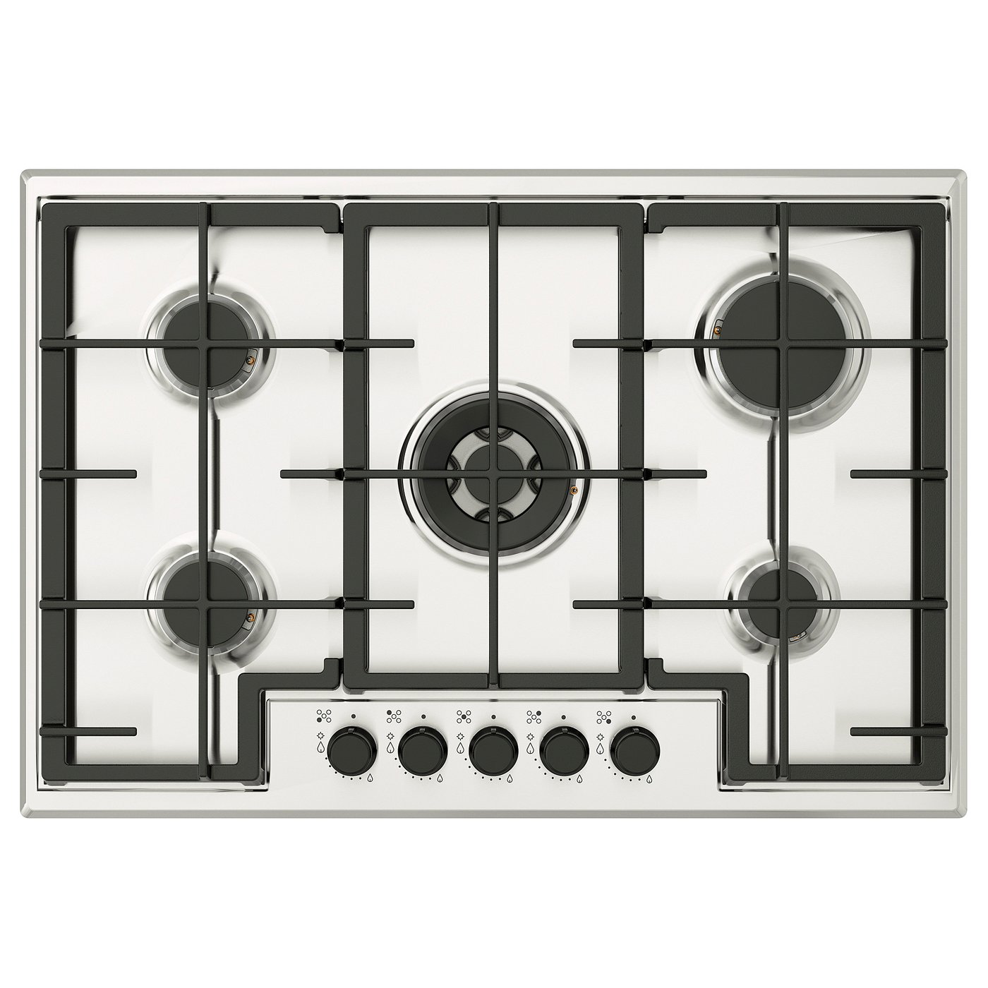 SKÅLAN plaque de cuisson au gaz, IKEA 500 acier inoxydable, 74 cm IKEA