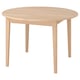 Option : SKANSNÄS Table de salle à manger ronde, chêne beige, scandinave.