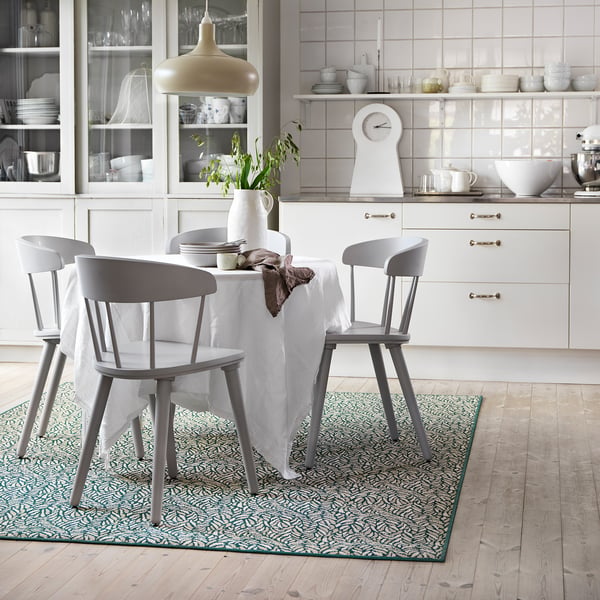 skelund tapis tisse a plat int ext vert beige 200x250 cm ikea ikea