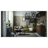 SKÖNABÄCK Canapé 2 places convertible, Vissle jaune vert