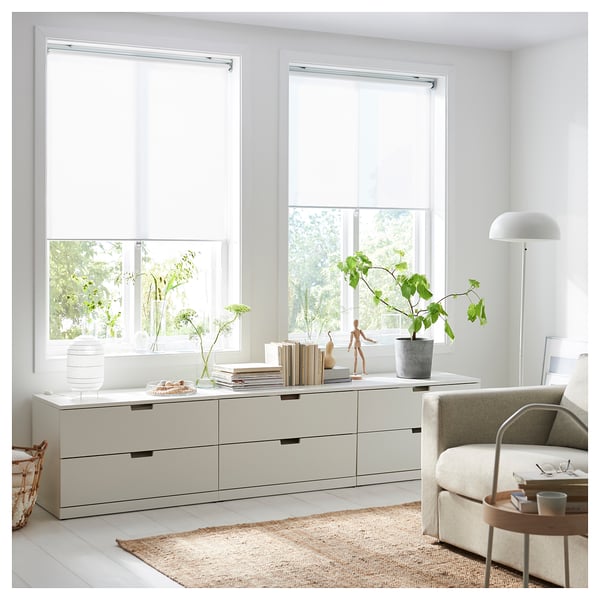 Skogsklover Store A Enrouleur Blanc 60x195 Cm Ikea