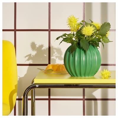SKOGSTUNDRA Vase, vert, 15 cm