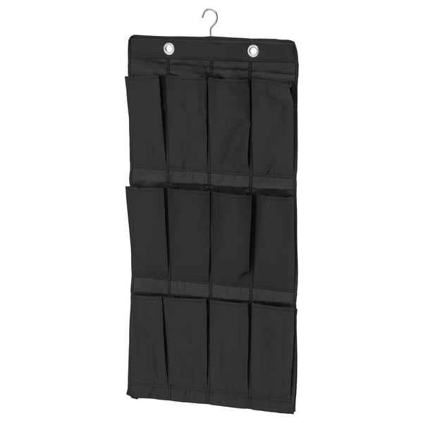 SKUBB Range-chaussures suspendu 16 poches, noir - IKEA