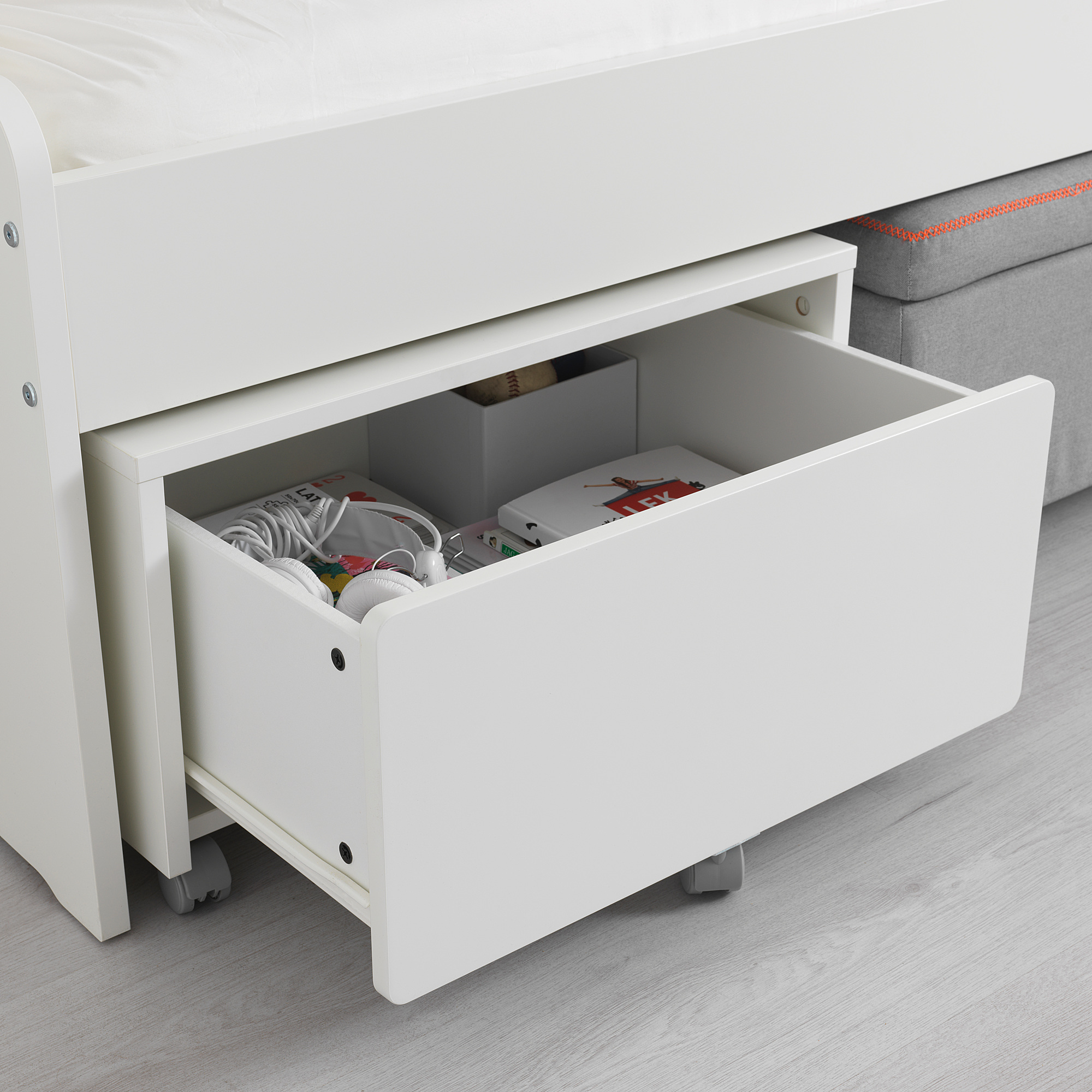 SLÄKT Rangement sur roulettes, 62x62x35 cm IKEA