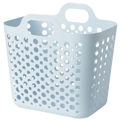 Panier à Linge Plastique Blanc 40cm pas cher 