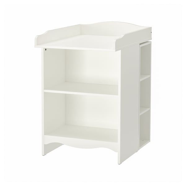 SMÅGÖRA Table à langer/bibli av 1 tablette, blanc - IKEA