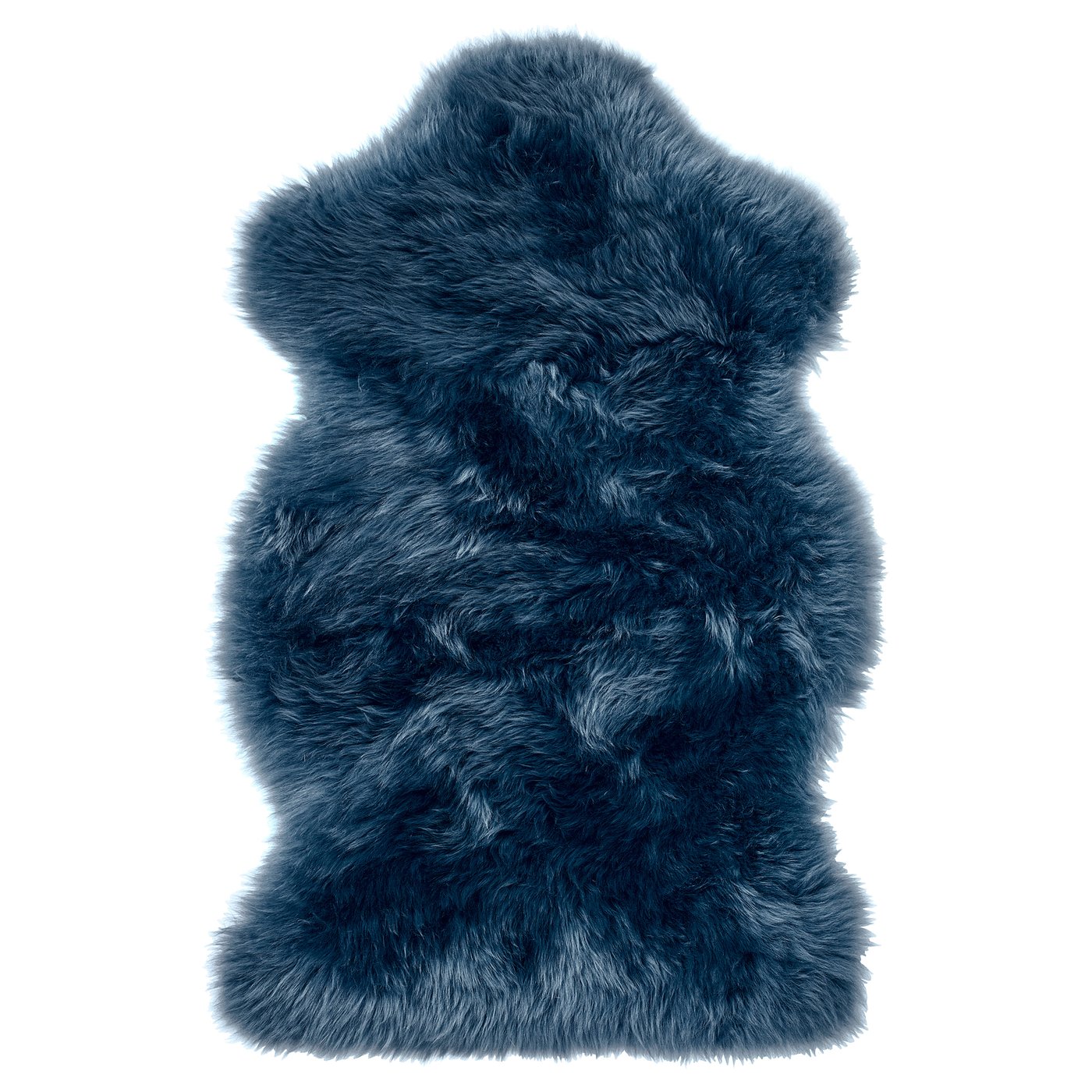 SMIDIE Peau de mouton, teinte, bleu foncé IKEA