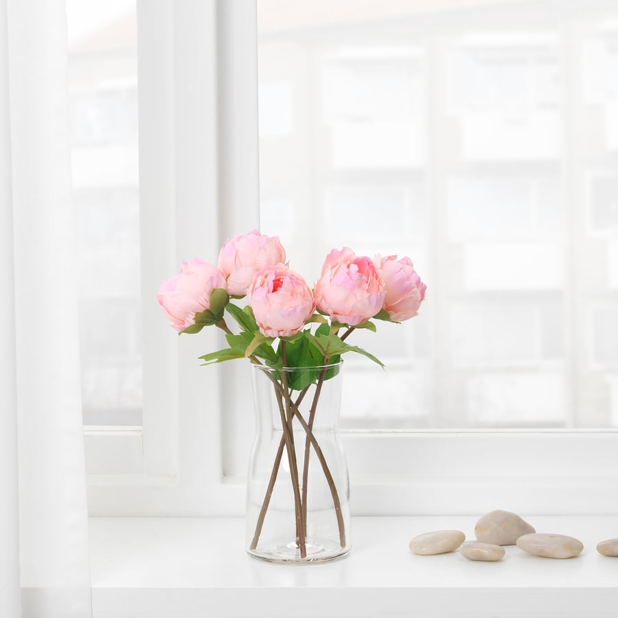 SMYCKA fleur artificielle, pivoine/rose, 30 cm IKEA