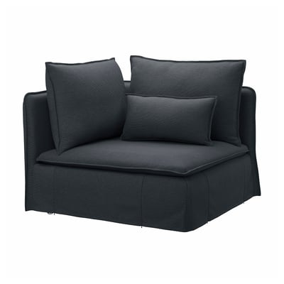 SÖDERHAMN Module d'angle, Knäbäck anthracite