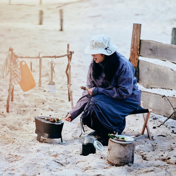 SOLUPPGÅNG Gril, fonte, 21x43 cm