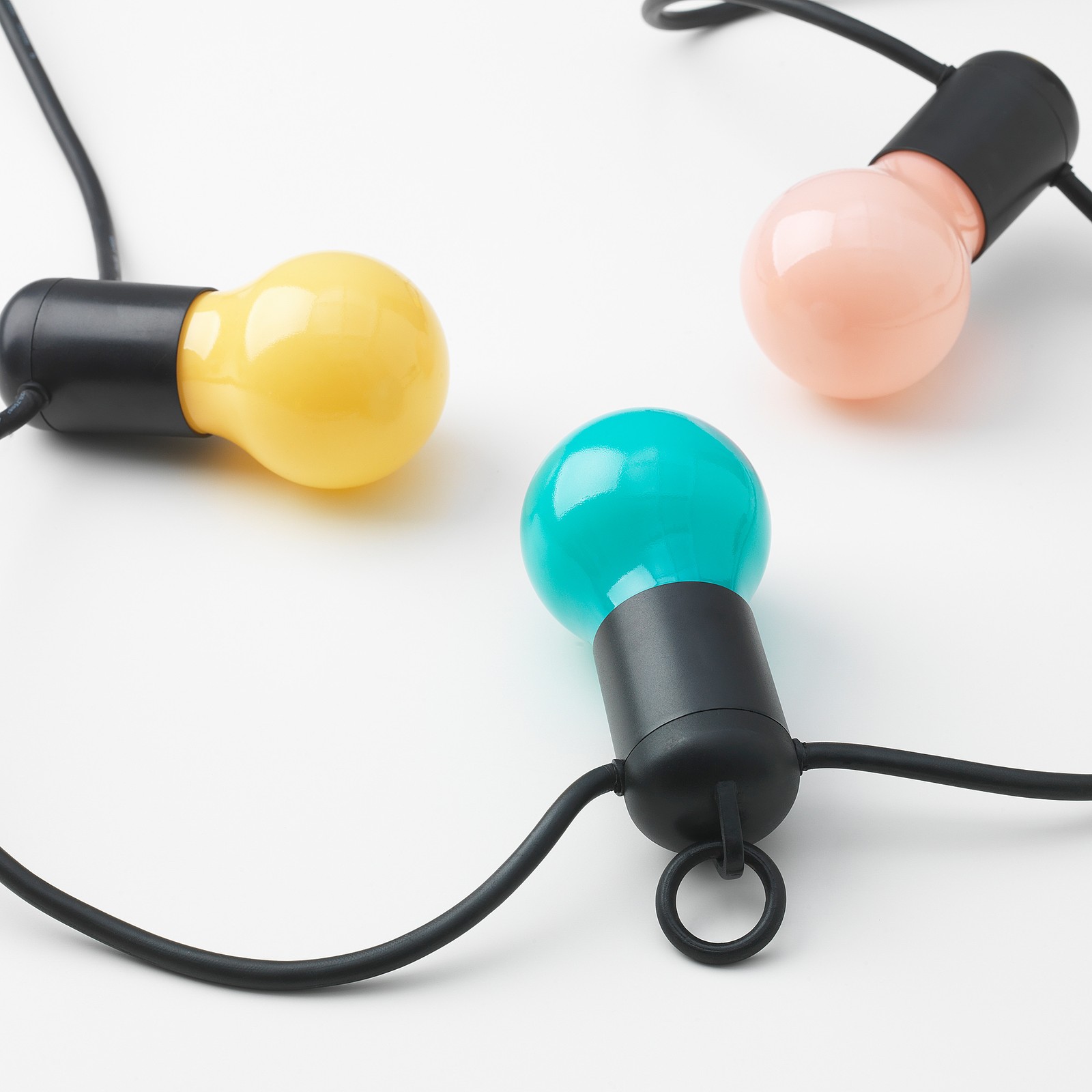 SOLVINDEN Guirlande lumineuse LED 12 ampoules extérieur, multicolore IKEA