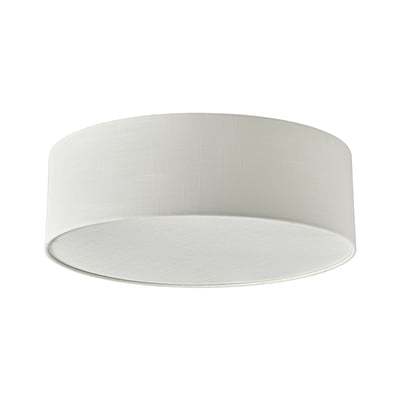 SPEGELROCKA Plafonnier, blanc textile, 44 cm