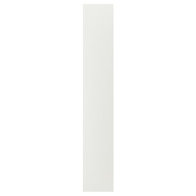 Panneau de recouvrement blanc STENSUND, peinture acrylique sur panneau de fibres, rectangulaire avec panneaux rainurés.