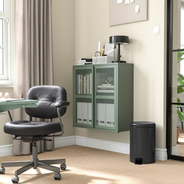 STENTRAPPA Poubelle à pédale, anthracite, 18 l